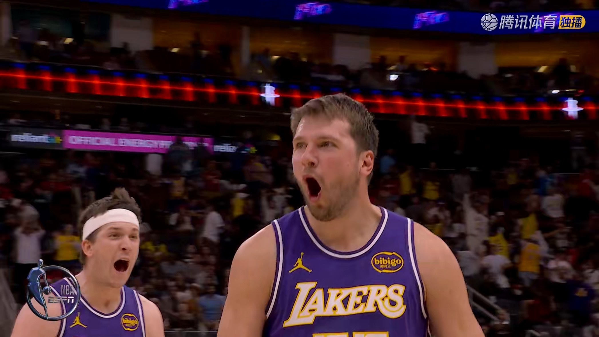 太强了，东契奇湖人vs火箭