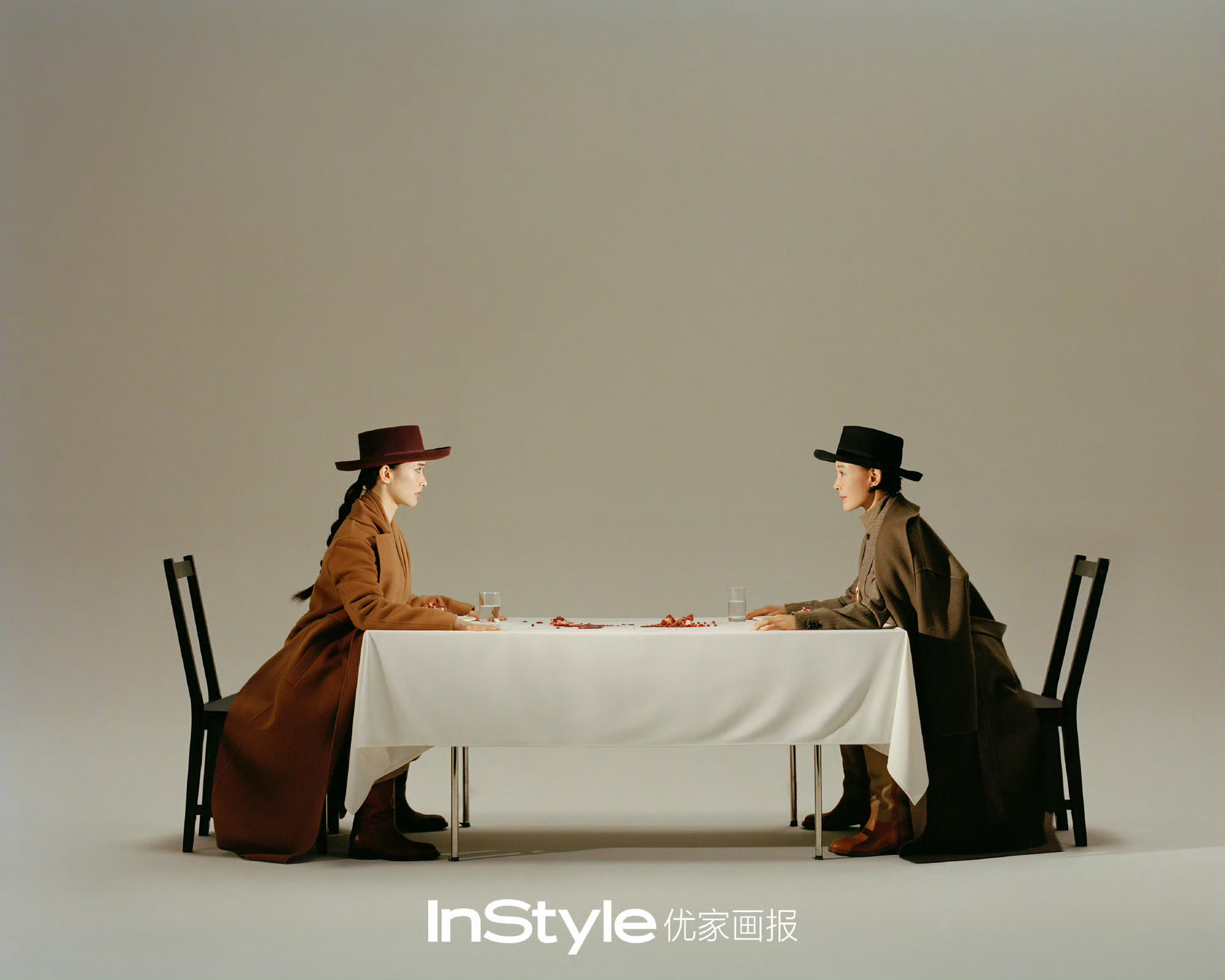 陈冲InStyle九月封面大片陈冲许文姗母女封面大片摄影 / 雷文晴骜 ​​​
