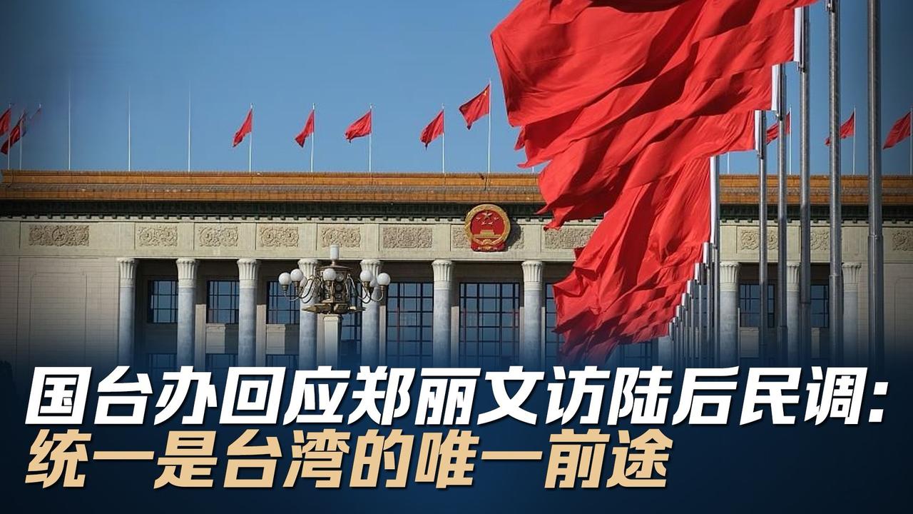 郑丽文访陆后民调炸锅！岛内风向突变，国台办撂下一句大实话


统一才是台湾的活路