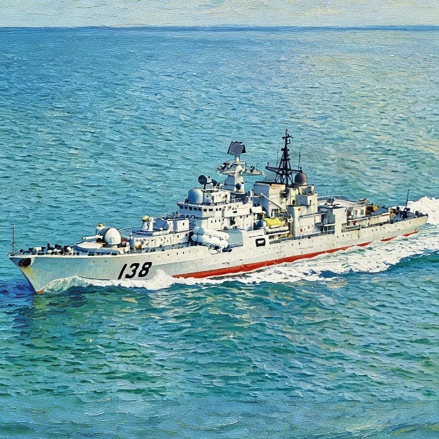 泰州号现代级导弹驱逐舰