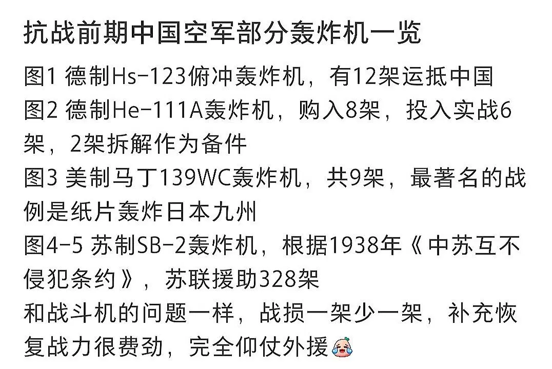 抗日战争前期中国空军轰炸机 中华民国轰炸机