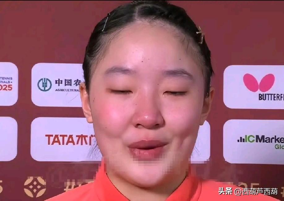 张本美和说：“两年后的福冈世锦赛，我一定赢她。”

实话实说，要不是世锦赛这样的