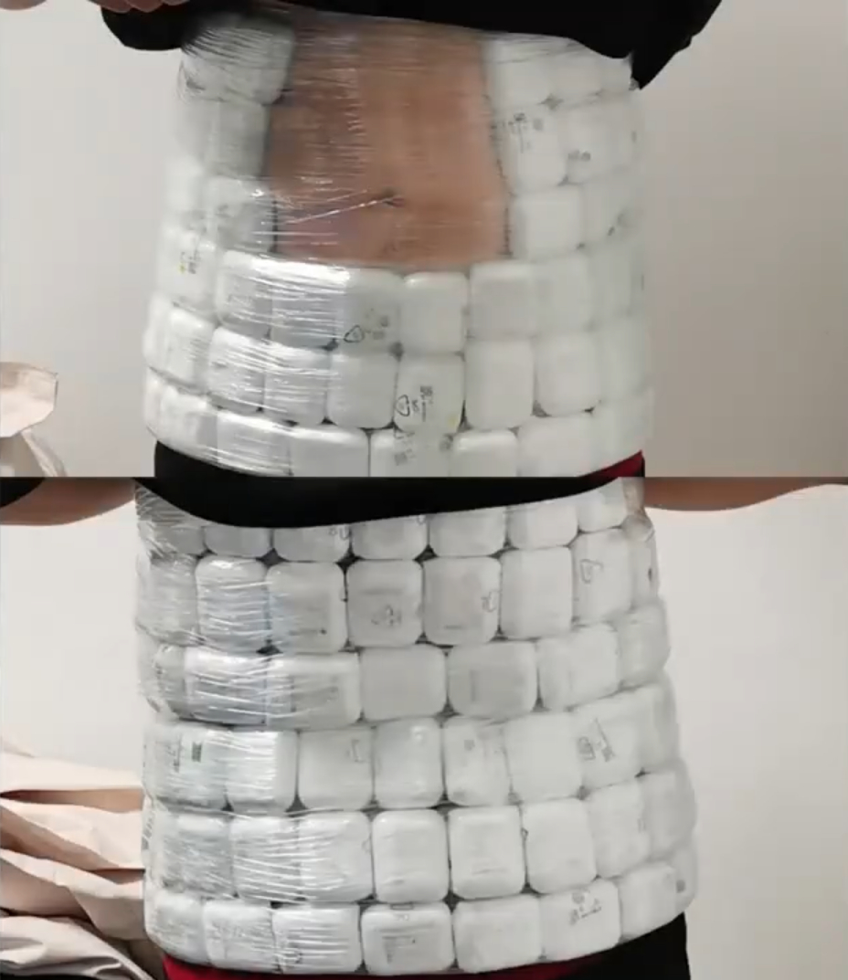 额。。密集恐惧症犯了，看着好像好多个白色的虫卵缠绕在一起啊这人咋想的啊？？ 