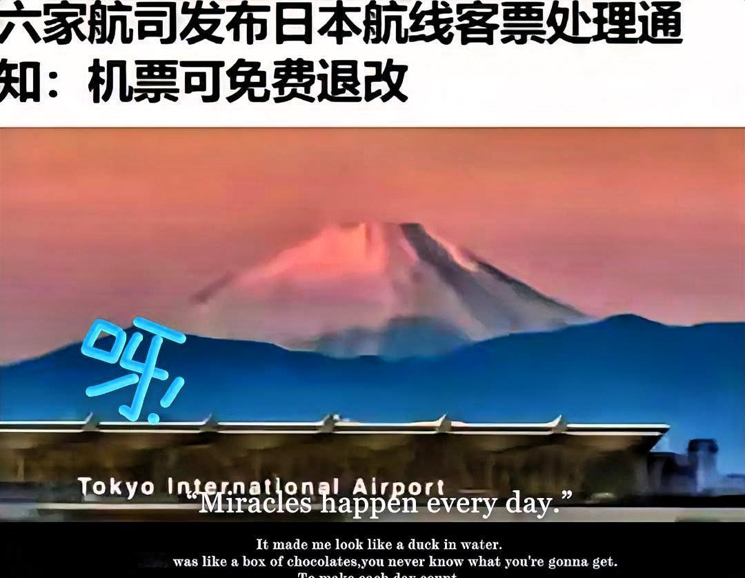 快报！快报！

近几日，不少打算前往日本的游客
            听闻机票