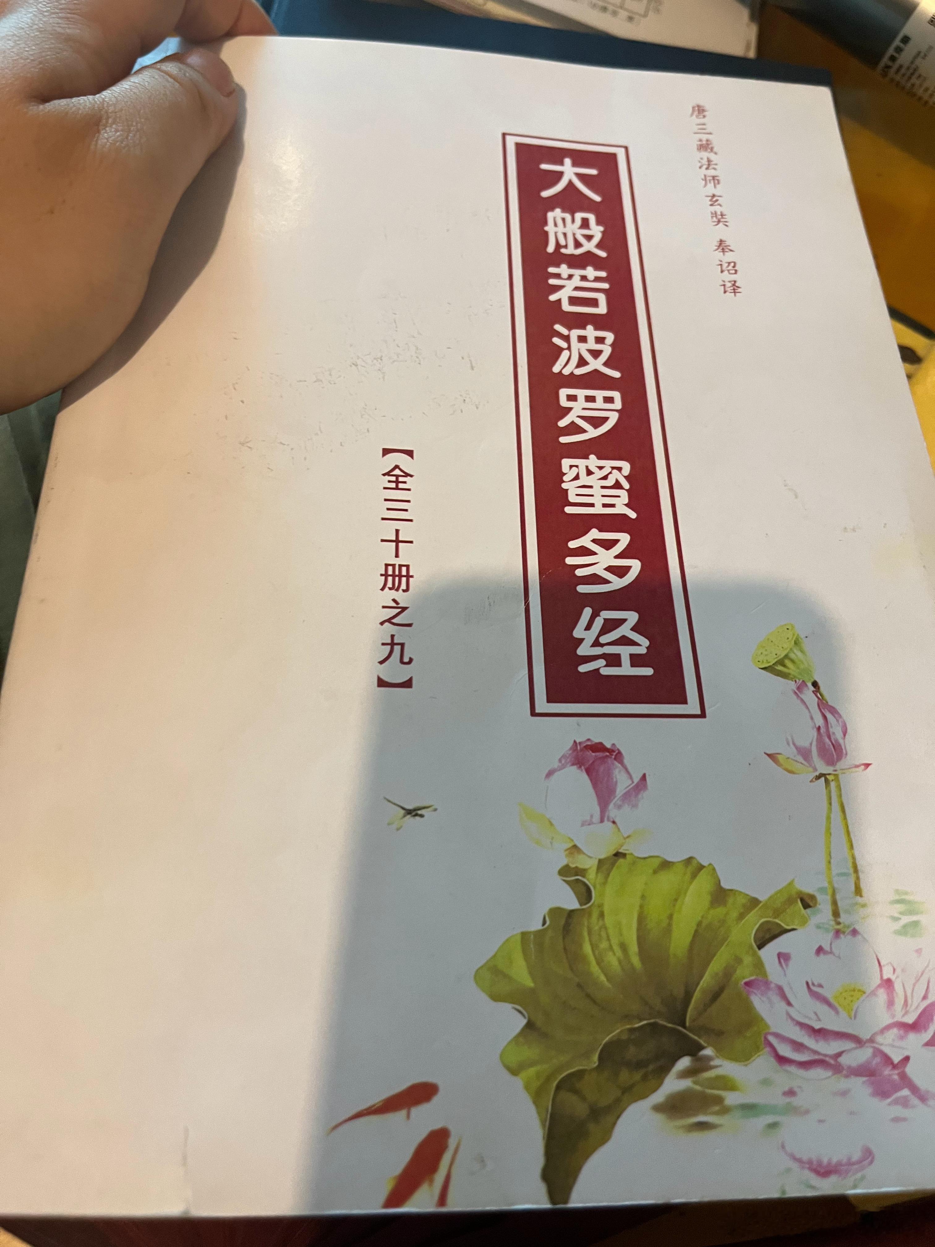 大般若经完成第九本，说实话，在完成过程中确实遇到了懈怠 烦躁 停滞等经文中所说的