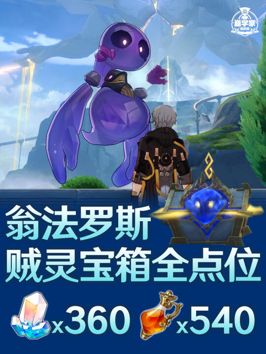 翁法罗斯9只「贼灵」全点位，缺星琼必备！