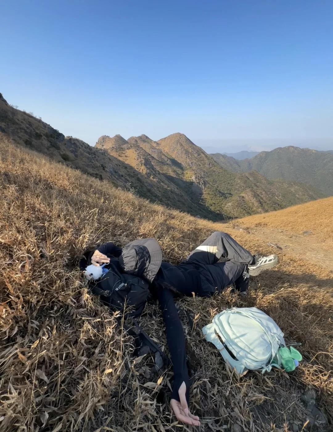 广州周边徒步｜现实版“山野乌托邦”🌾
不用长途跋涉，不用特种兵赶路
登顶后往金