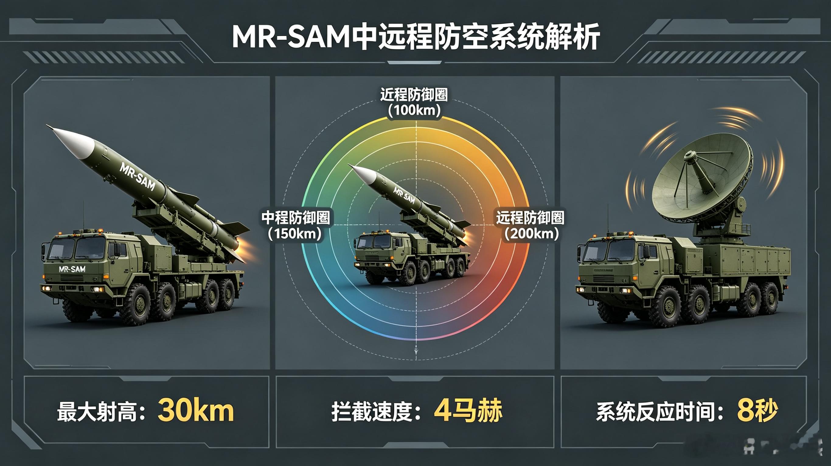 每天认识一件兵器每天认识一件兵器——MR-SAM中程防空导弹系统今天聊聊一款容易