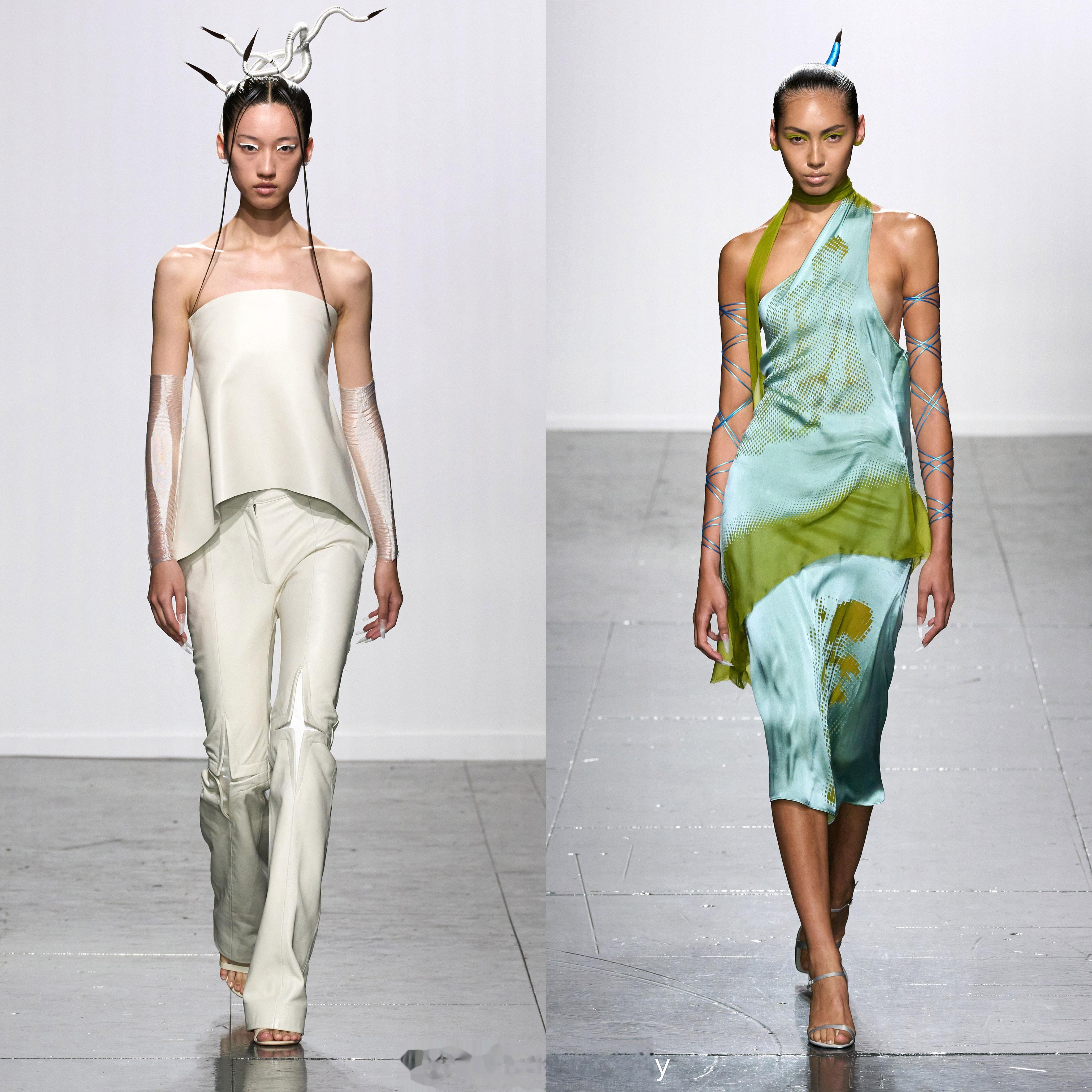 Chet Lo Spring 2024 • #春夏时装周# 榴莲般的肌理依然是本