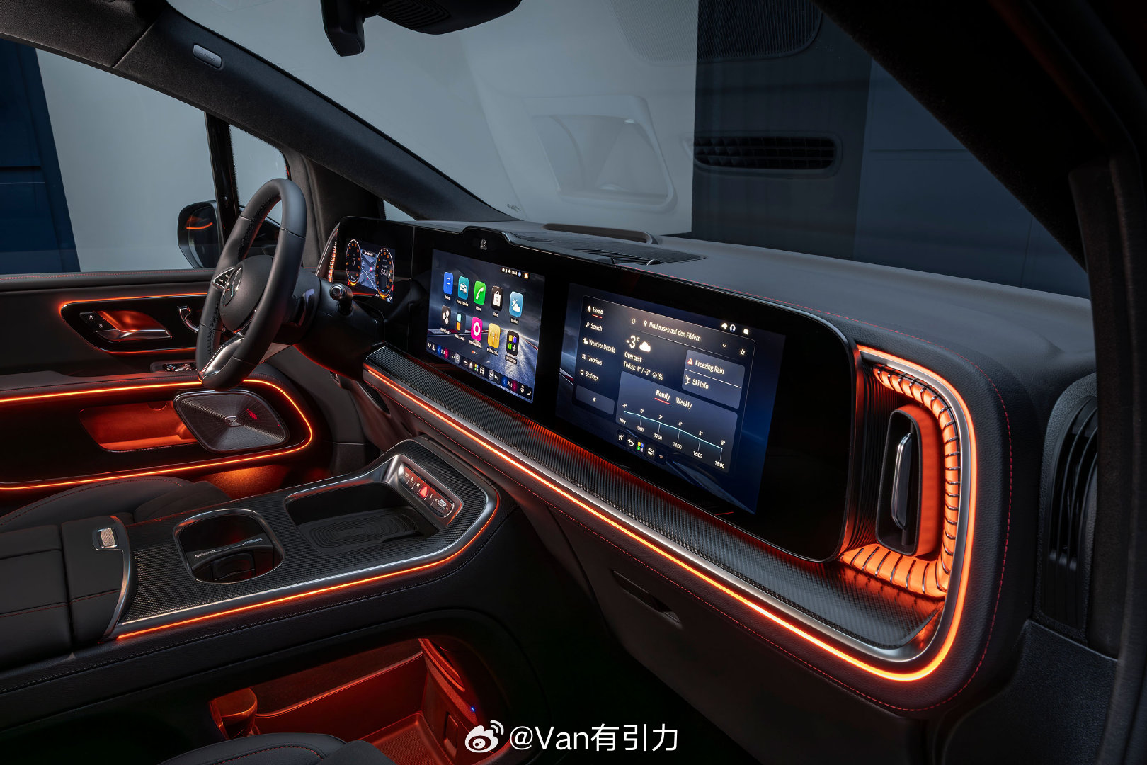 奔驰纯电VLE可终于来了！虽然这次没公布长宽高参数，但其他信息很丰富：外部：风阻