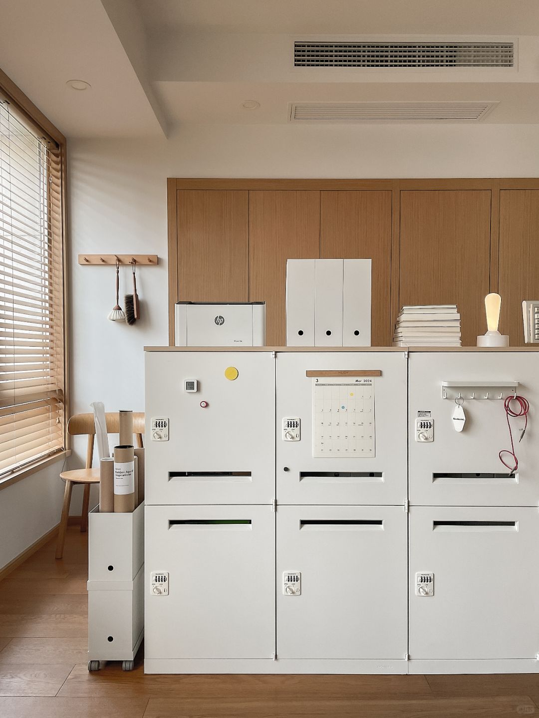 🫤这铁皮收纳柜是真的百搭~