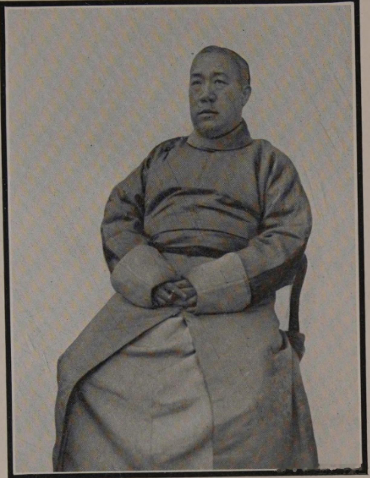 1900年，北京，苏亲王。苏亲王善启苏庆王的海子和德国大使老照片 老北京