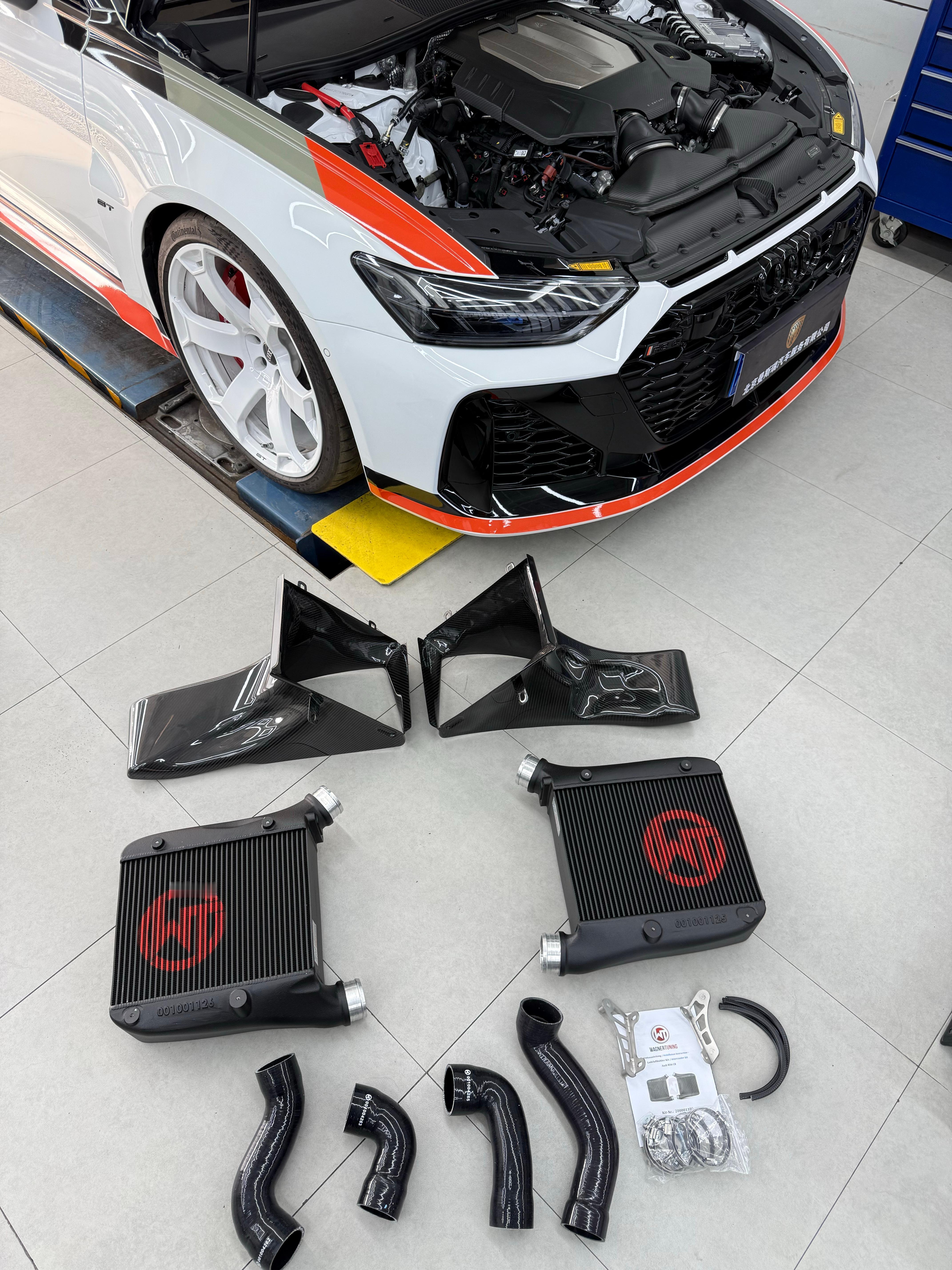 能让你的爱车动力性能稳定发挥的高性能加大中冷器，德国WT × 奥迪RS6 GT 