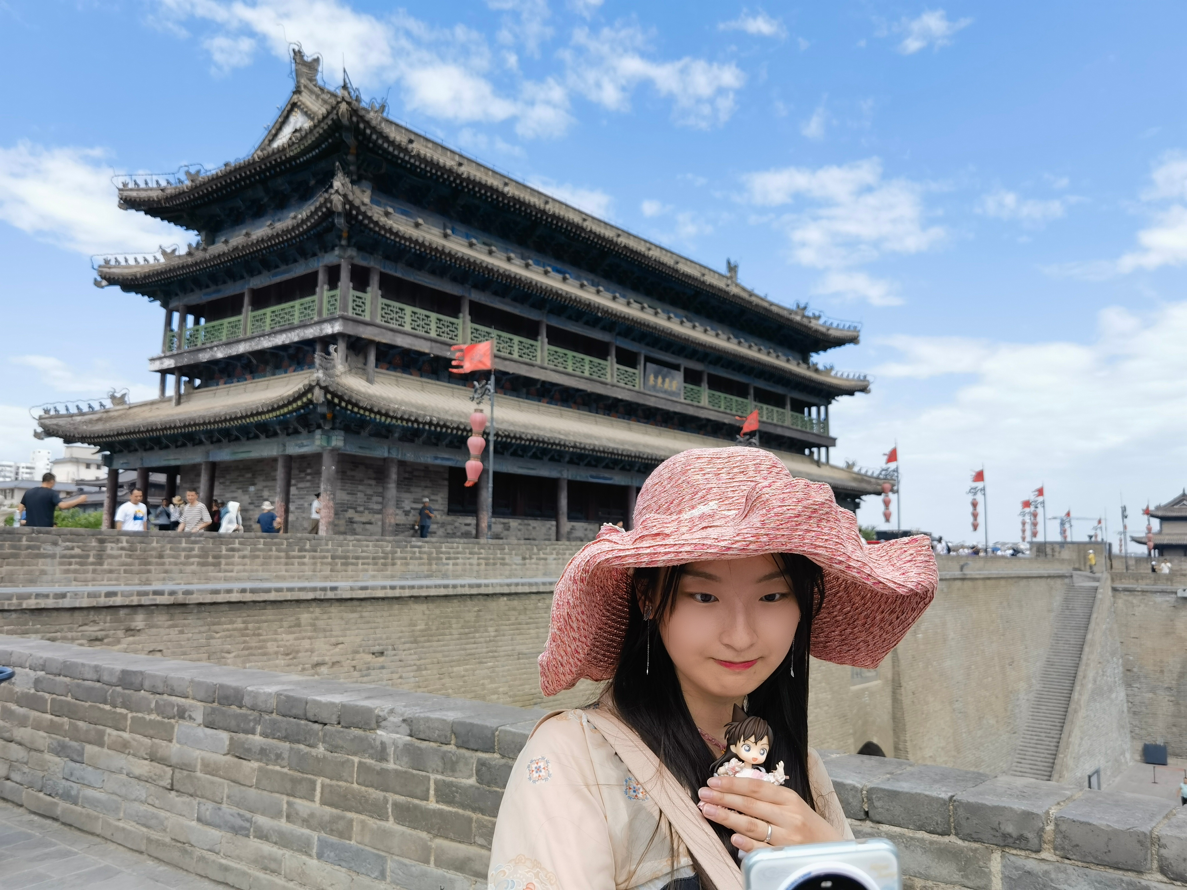 #日落大道120号[超话]# [照相机]带着鹿鹿送我的兰兰在西安的合影迟到一年的