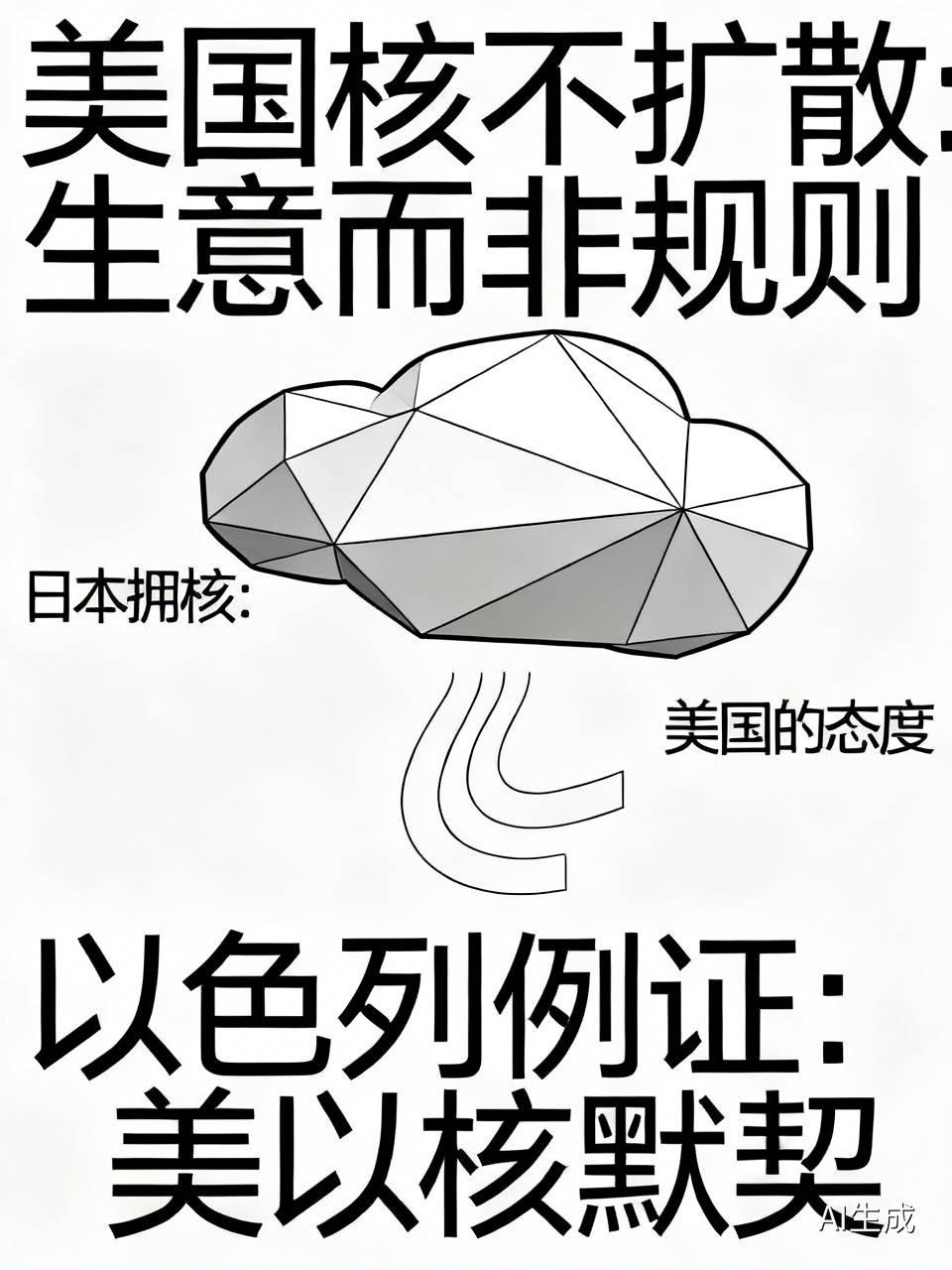 以色列以事实向世界表明：倘若日本拥核，美国绝不可能第一个翻脸。
以色列早就把话讲