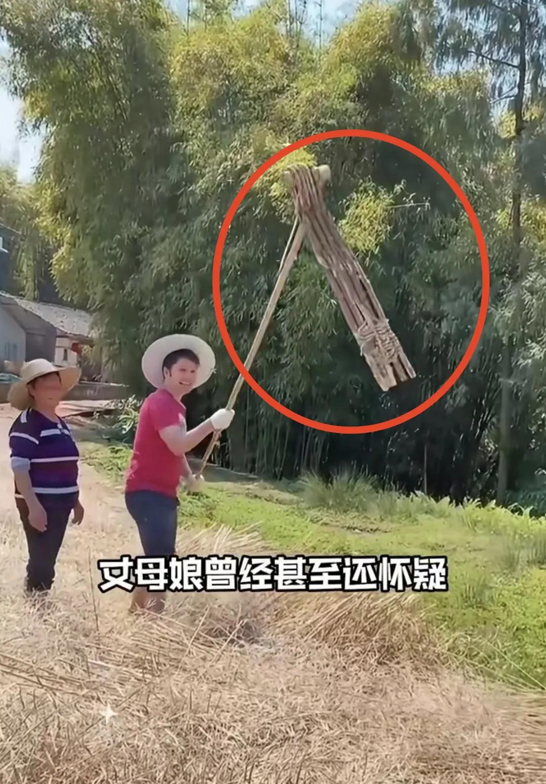 全网有几个人认得这种劳动工具，叫什么名字？敬请留言。