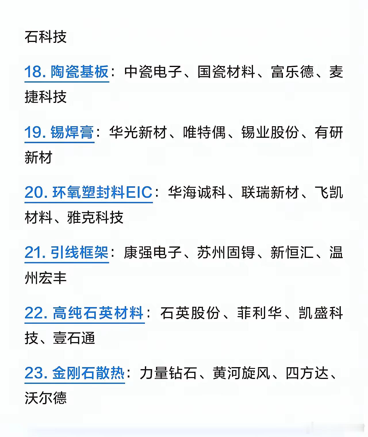 芯片自主化核心赛道！23大卡脖子细分龙头整理好了！芯片国产替代是长期大方向，不少