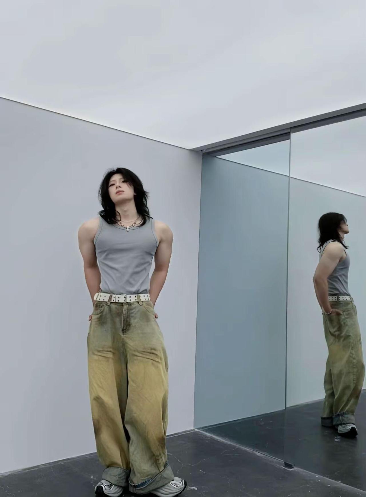 这个人怎么这么装长发男 OOTD 06