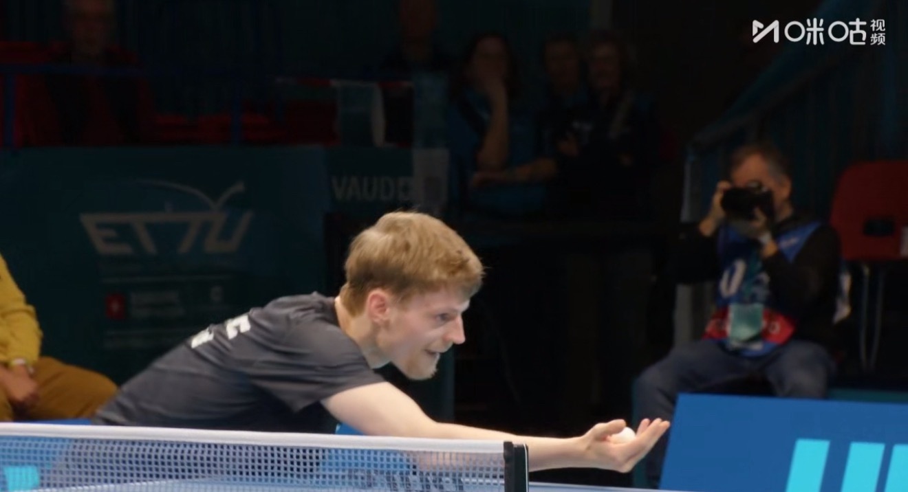 2026欧洲16强男子单打16-8林德3-0奥恰洛夫（11-7 11-8 11-