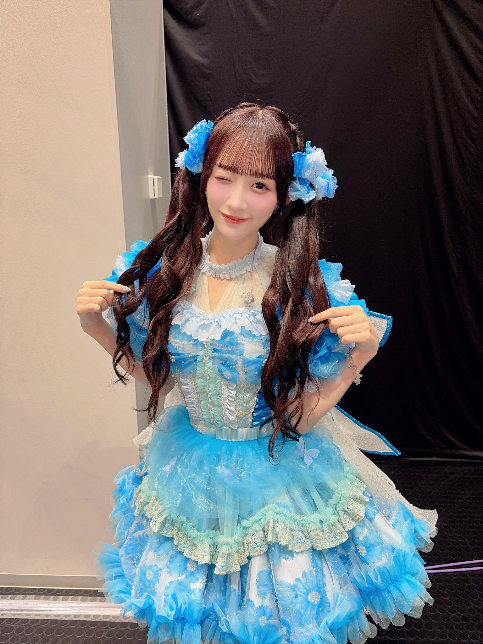 🎀音嶋莉沙 260623 X更新仙系软萌风演出服🧚🏻♀️🩵 