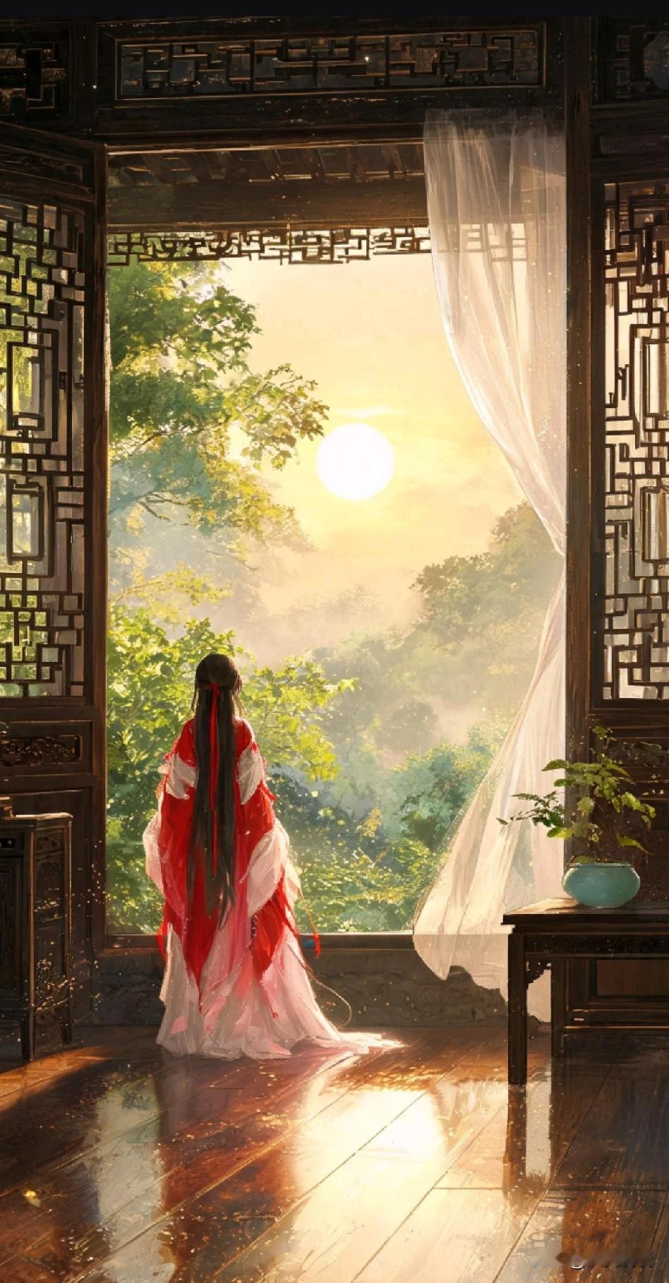 《心斋坐忘，物我两空；云卷云舒，去留无意；握沙愈紧，失之愈速；放手即安，舍之即得