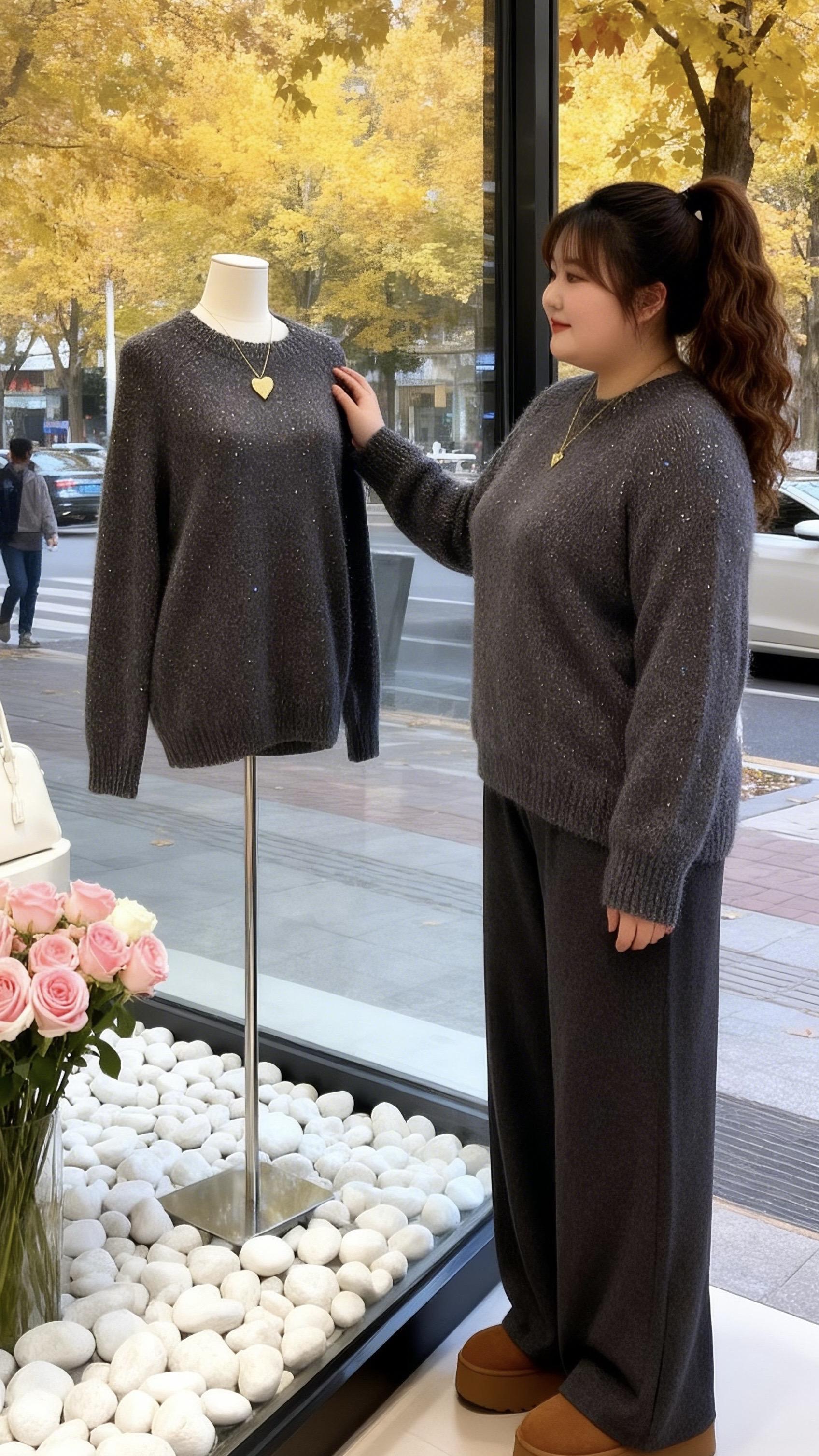 大码女装 棉服外套  保暖又好看 冬季穿搭 这个冬天不怕冷