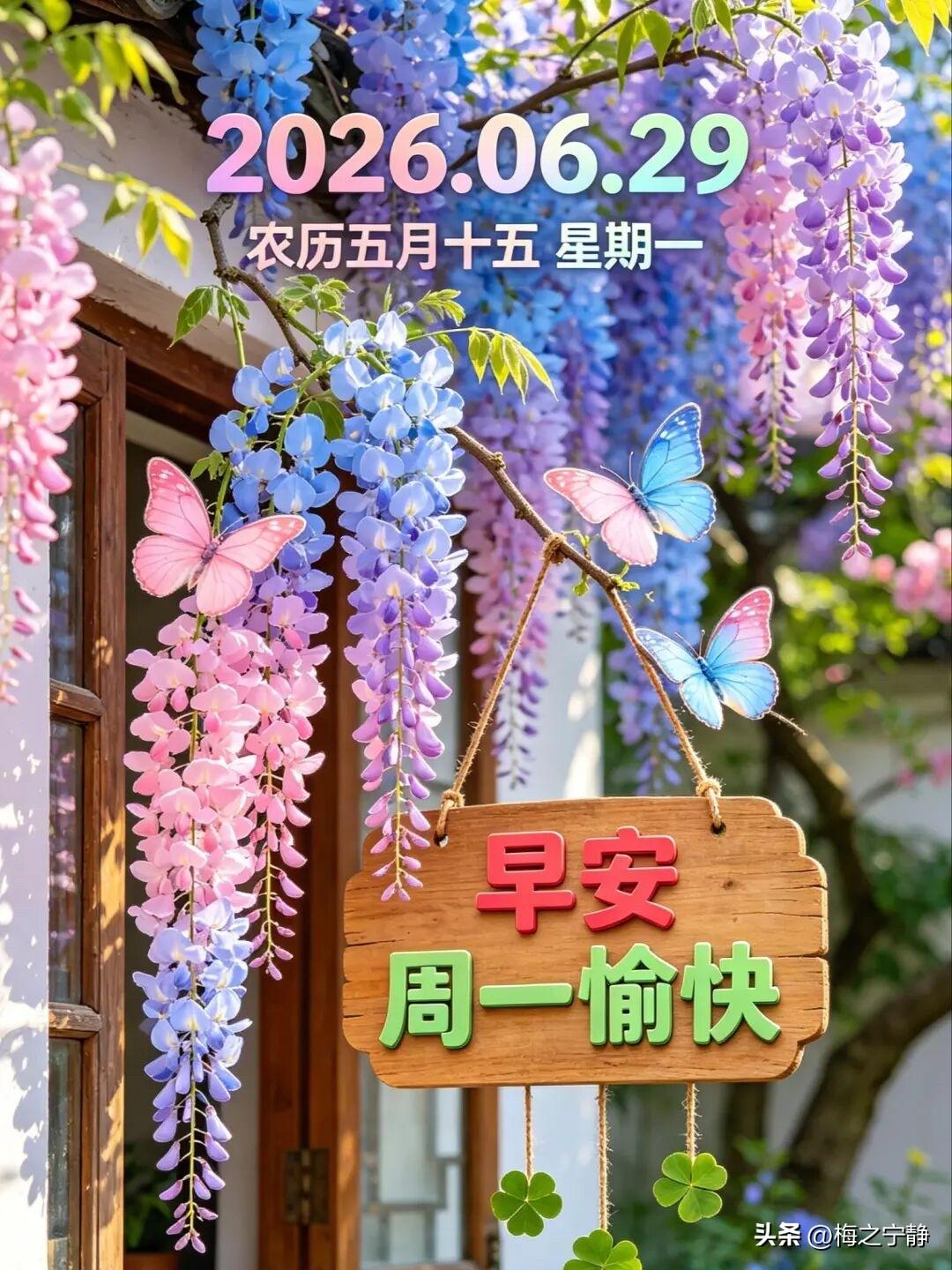 🌼²⁰²⁶/₀₆.₂₉ ᵕ̈ 周一｜早安💕🍃🍎🐎
世间万物在晨光中缓缓