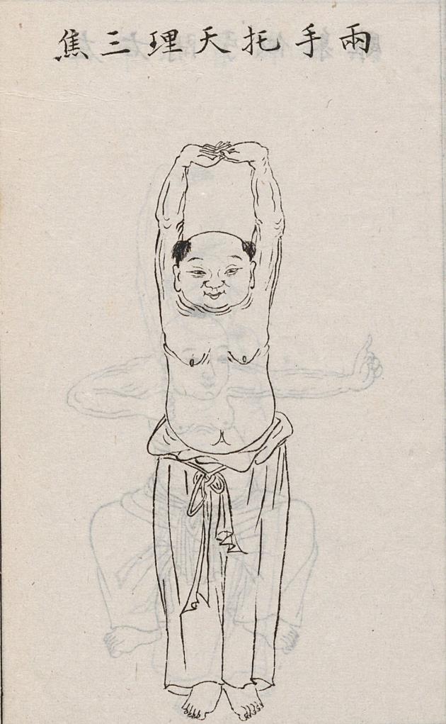 古代八段锦图解，到了年龄血脉开始觉醒~。近年来八段锦好像在年轻人中挺火...