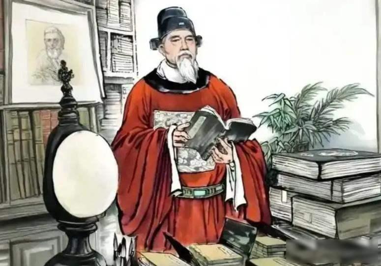 1377年，68岁的宋濂告老还乡。朱元璋感谢他侍候了自己20年，便拿来一块好布料
