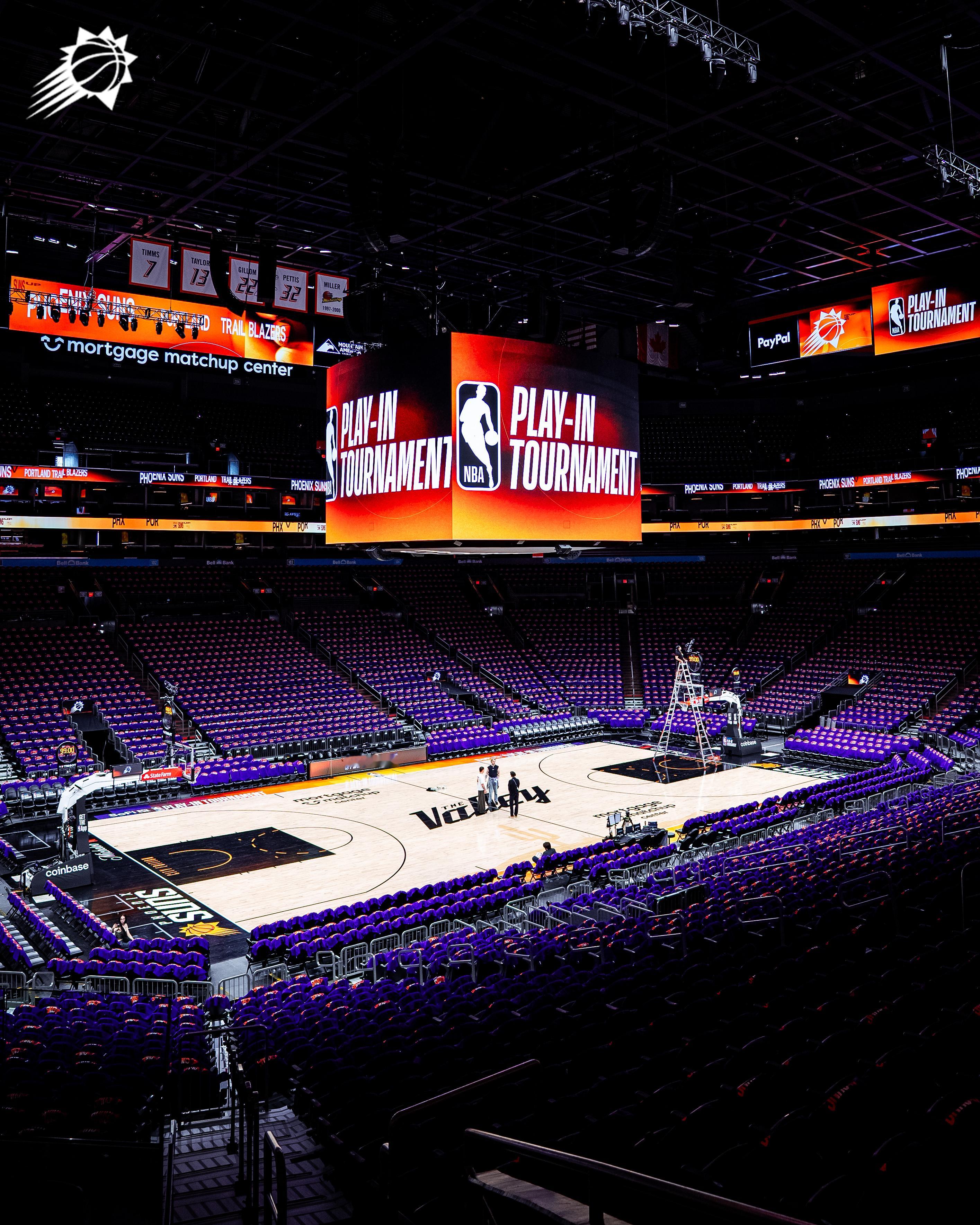 赛场揭幕，今晚是紫色的海洋💜 开拓者vs太阳 ｜菲尼克斯太阳 ｜ 