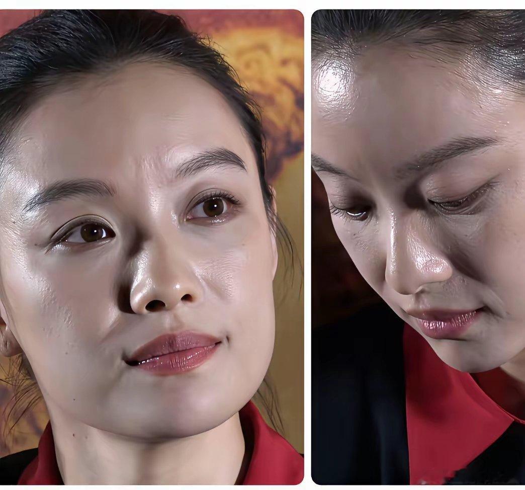 倪妮，看似长相普通，可细看五官很标志。 