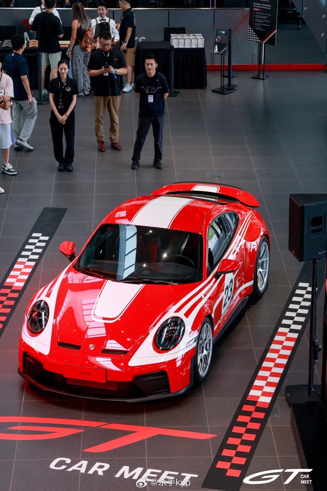 保时捷中国首次GT车聚💪🏽，Salzburg GT3 Touring这涂装真