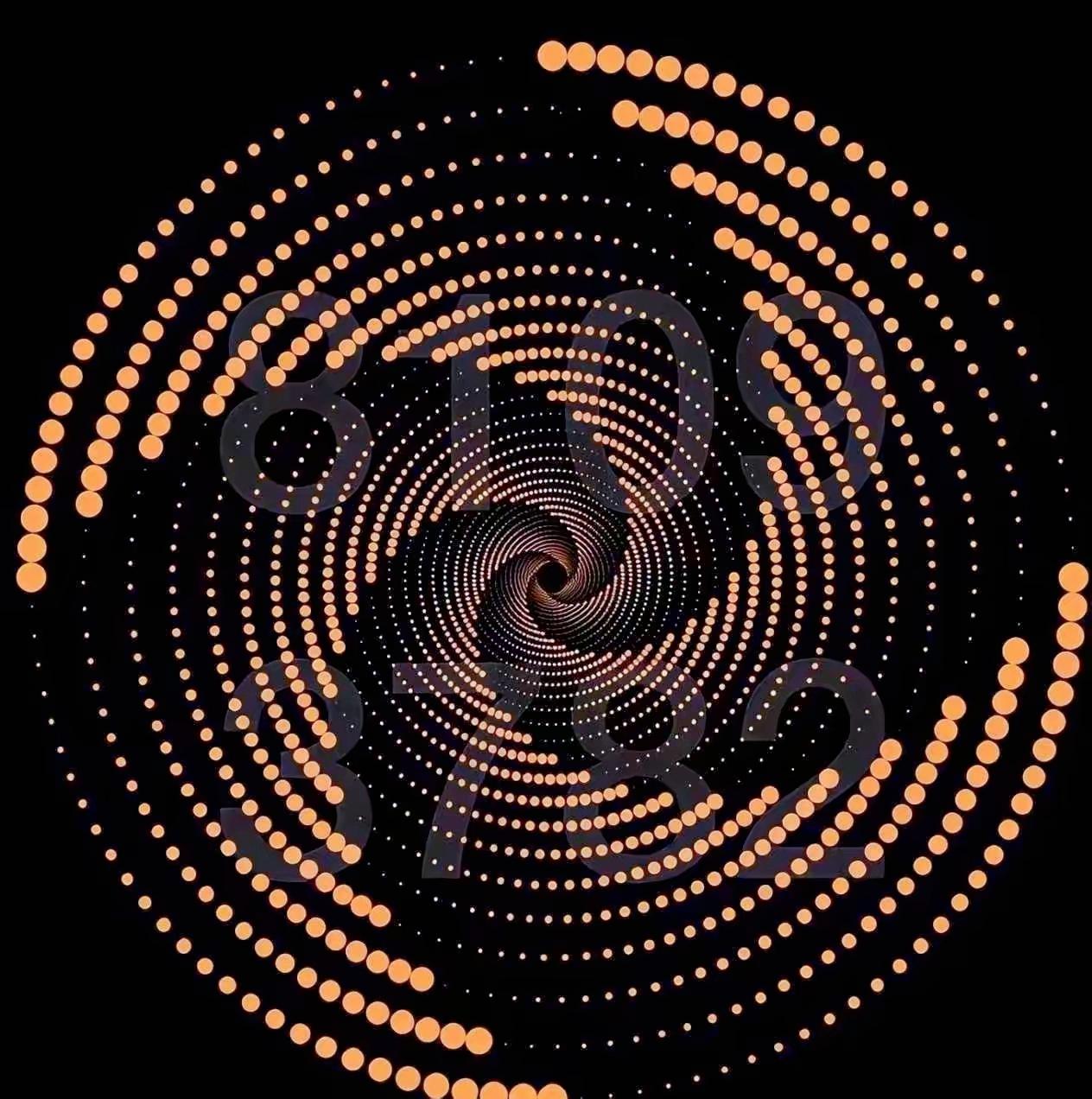 这张螺旋图暗藏玄机，能看清两组数字，才算顶级火眼金睛

视觉错觉 眼力大考验