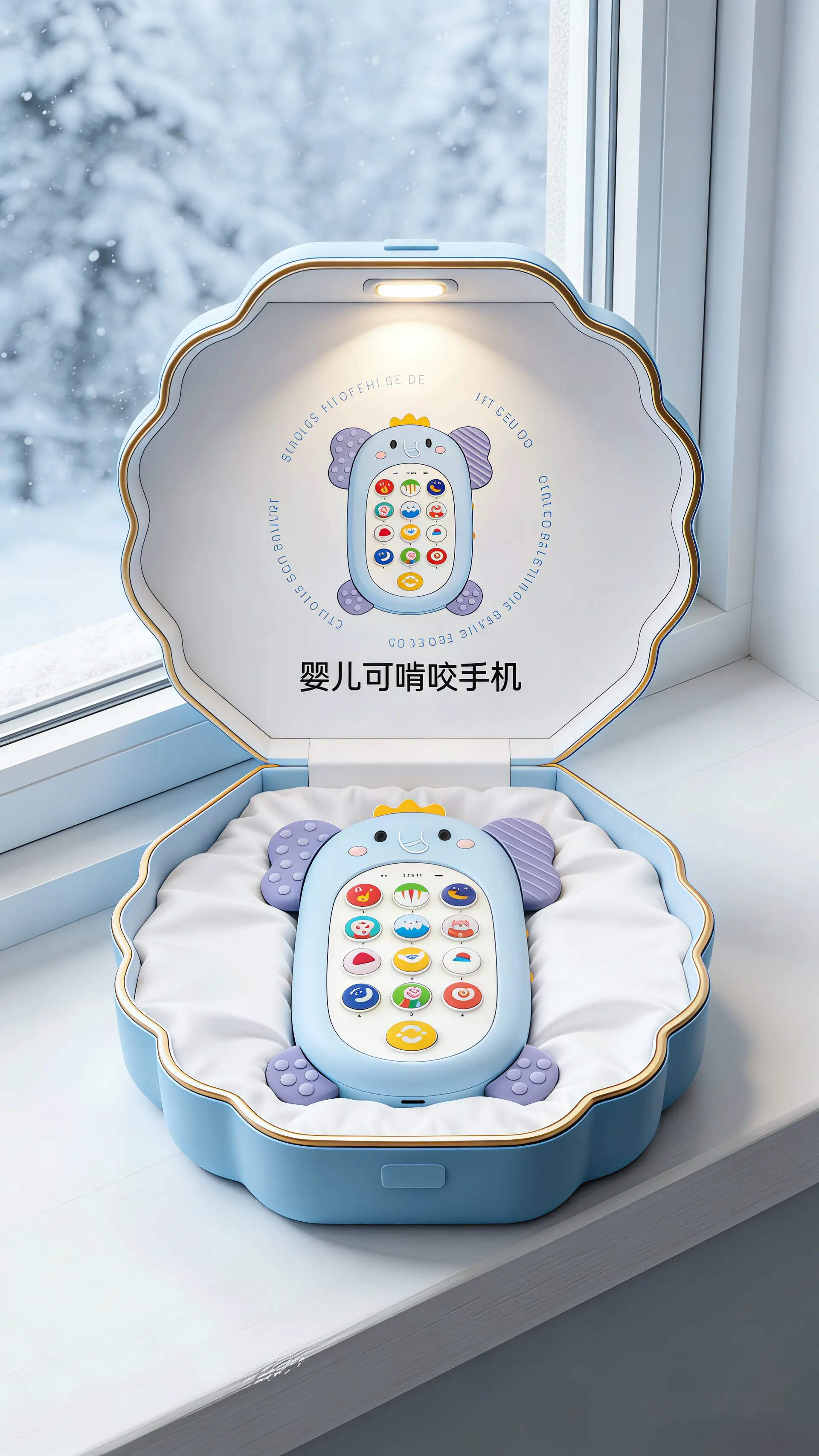 看着宝宝小手握着专属小手机，对着按键咿咿呀呀按个不停，小小的模样可爱到心都化了