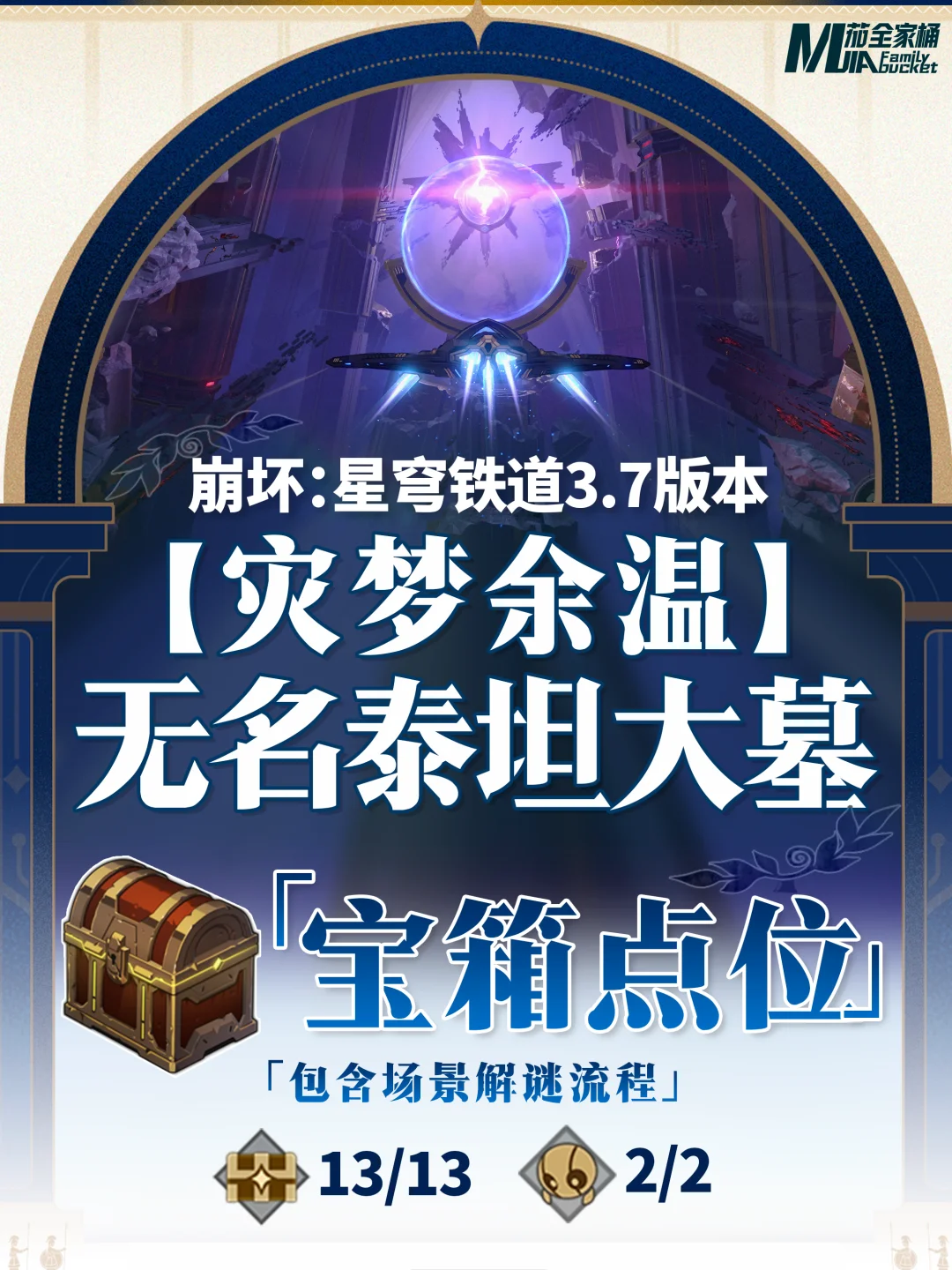 星铁3.7「灾梦余温」无名泰坦大墓宝箱位置