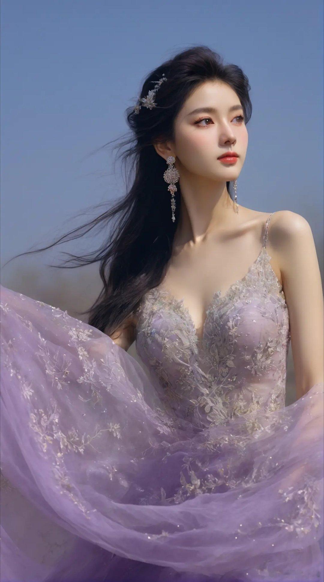 仙女的礼服永远都是焦点，美丽小纱裙#礼服##仙女# ​​​