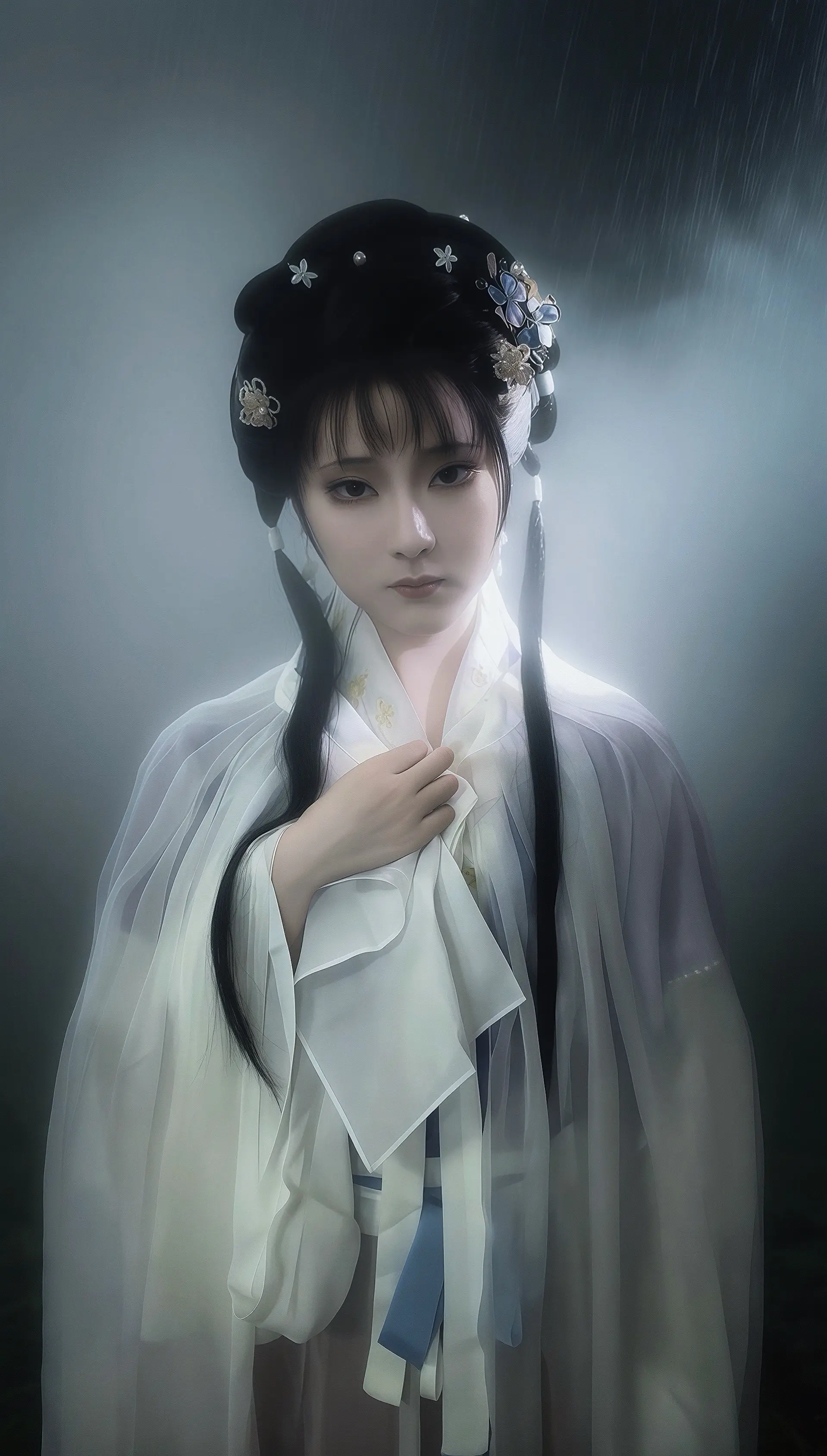 花谢花飞花满天 红消香断有谁怜。