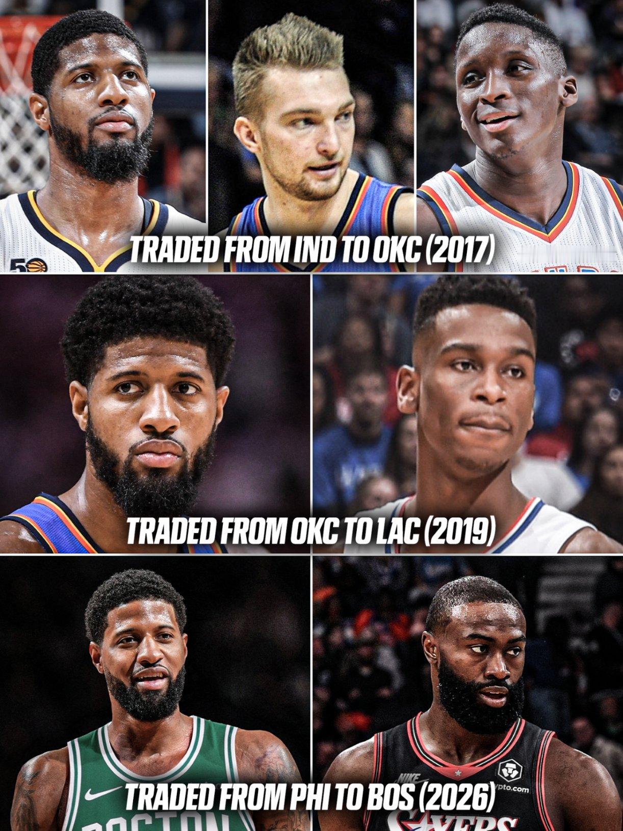那些年的乔治。 nba交易