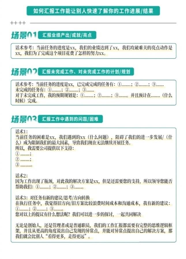 如何让我们的工作汇报直击重点
