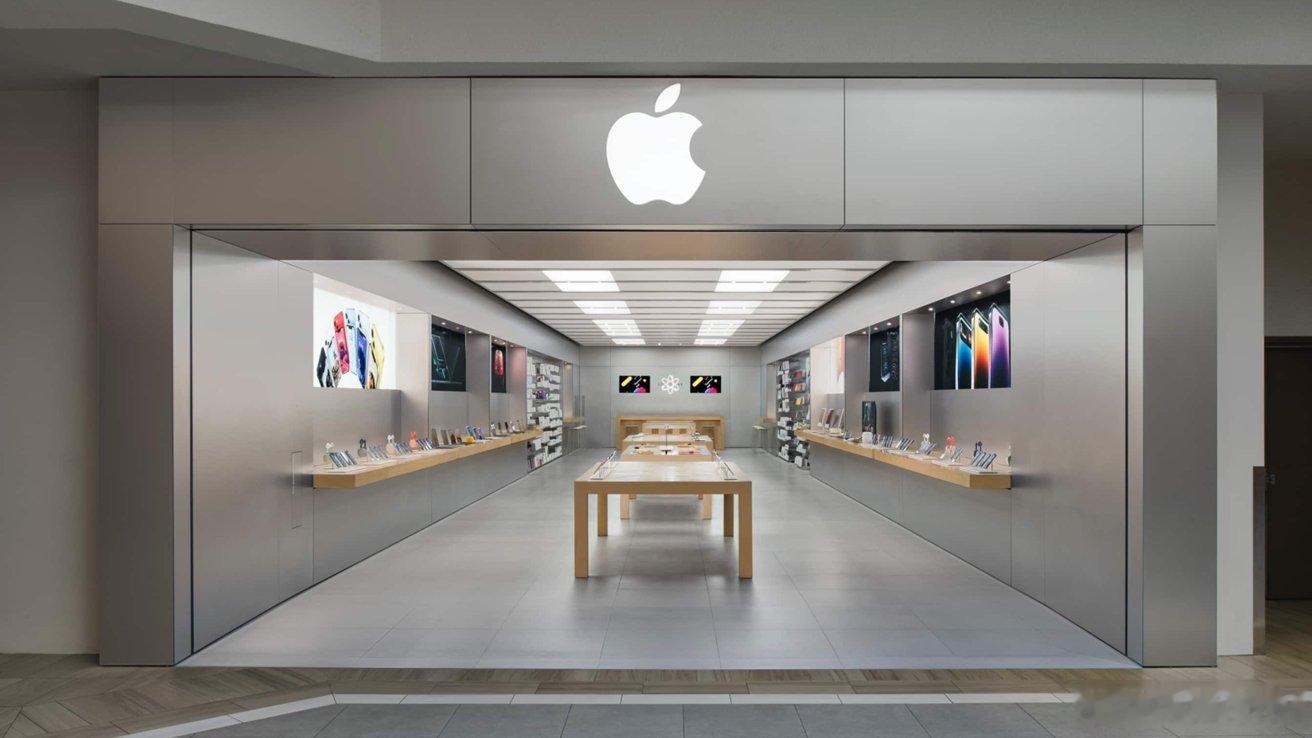 密歇根州安娜堡市布里尔伍德购物中心内的Apple Store即将升级改造，门店计