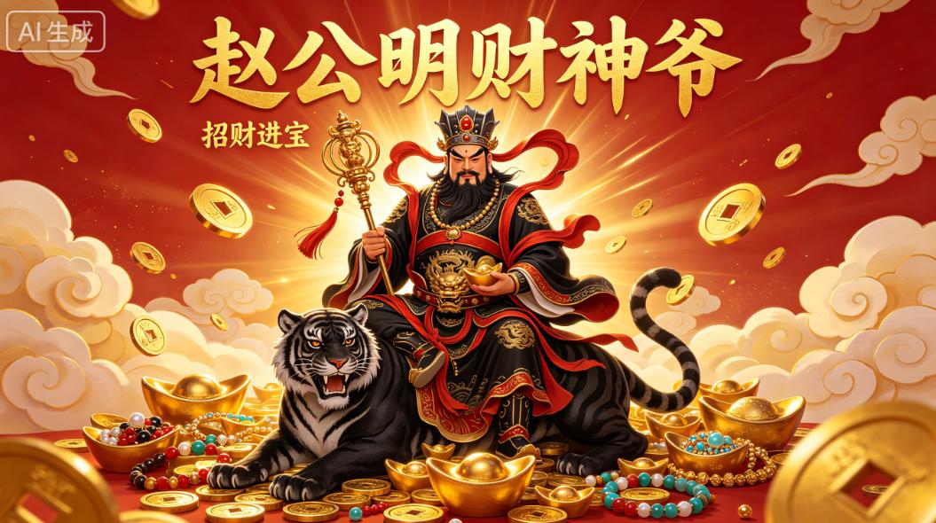 2026 年五一，不只是劳动节，更是农历三月十五，民俗中武财神赵公明的诞辰日！这