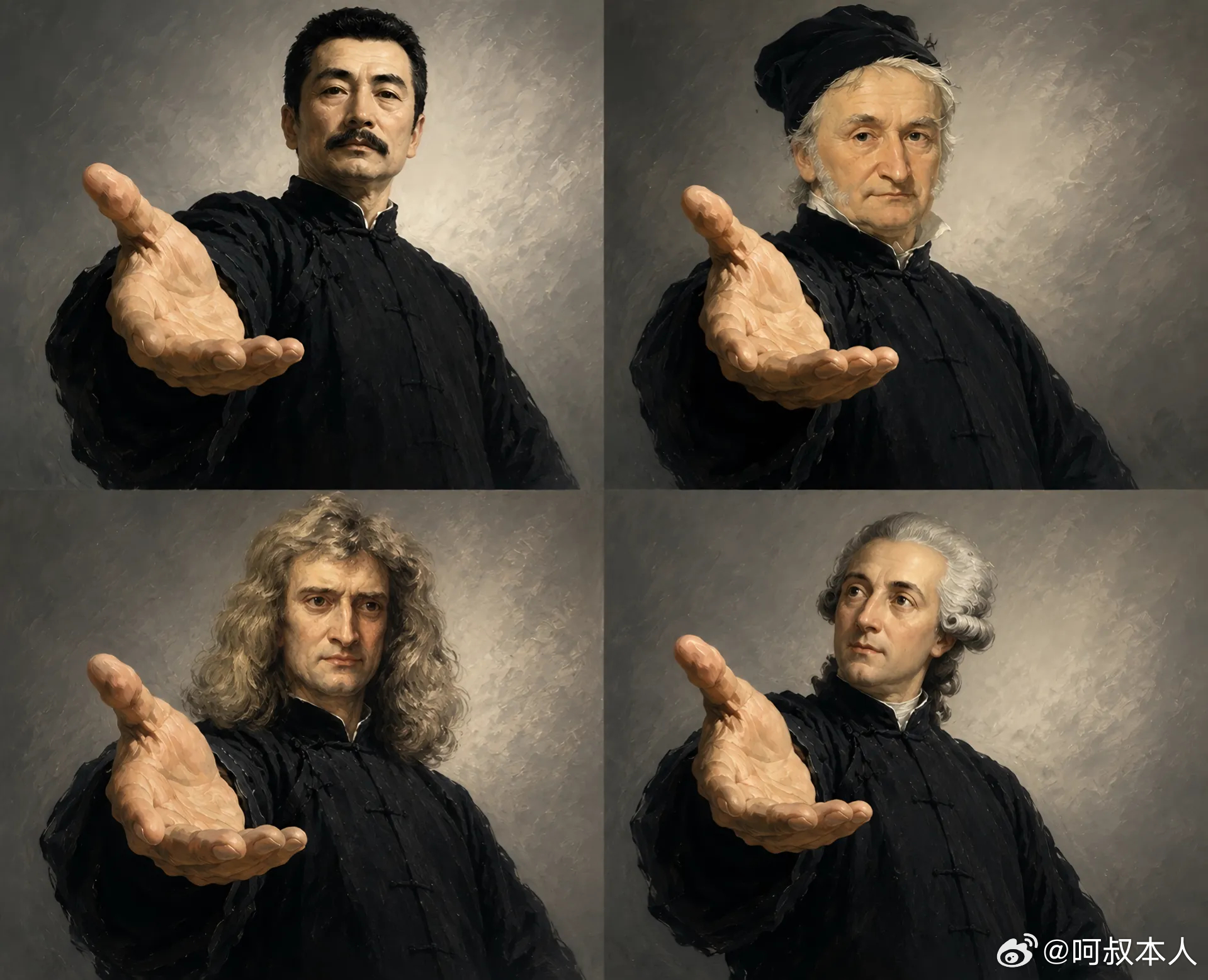 明天就高考了，鲁迅、高斯、牛顿、拉瓦锡都很看好你，所以大家不用紧张，希望考生们今