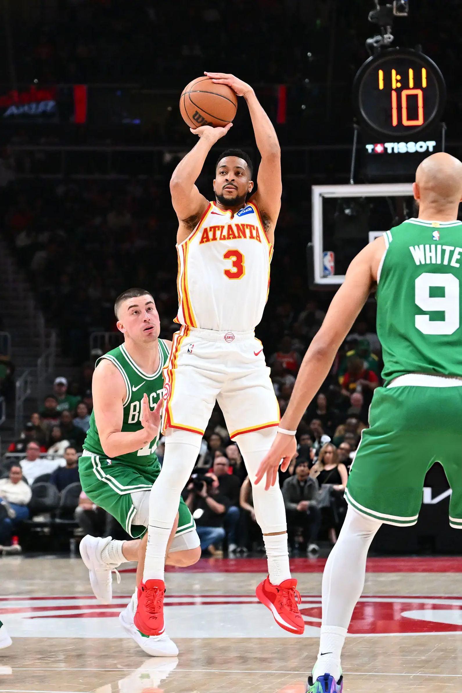 CJ·麦科勒姆 · 李宁 CJ414分 1篮板 6助攻 2封盖老鹰战胜凯尔特人