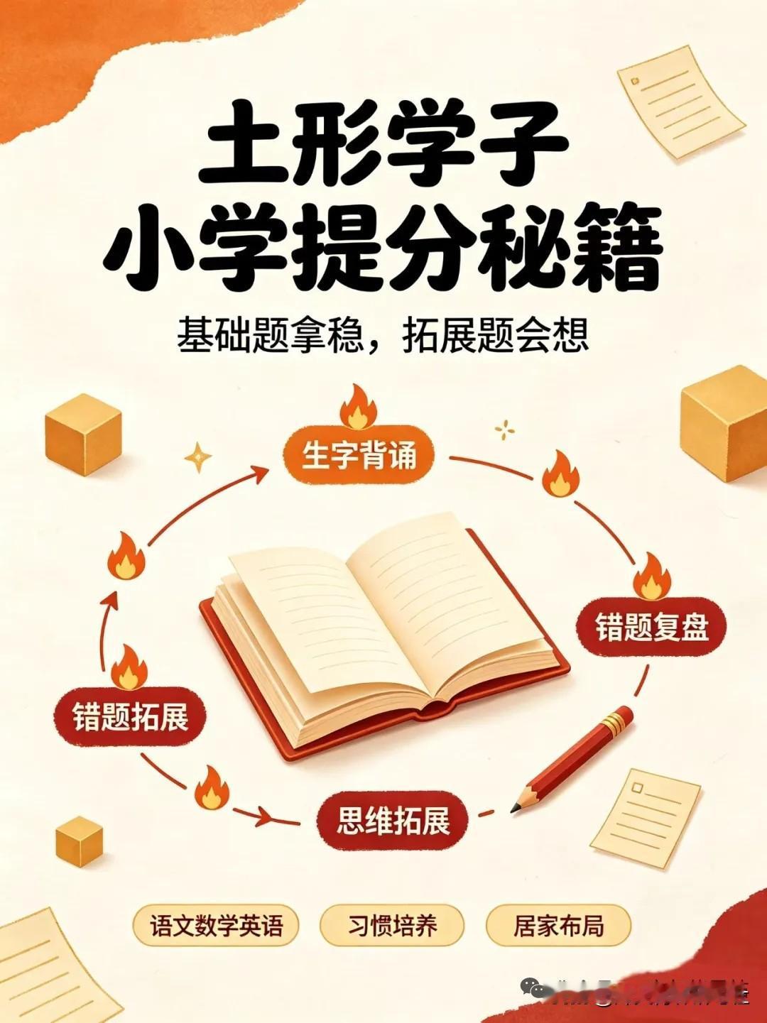 孩子死读书不会变通？土命小学生全科开窍指南

孩子每天认真写作业、踏实背诵，基础
