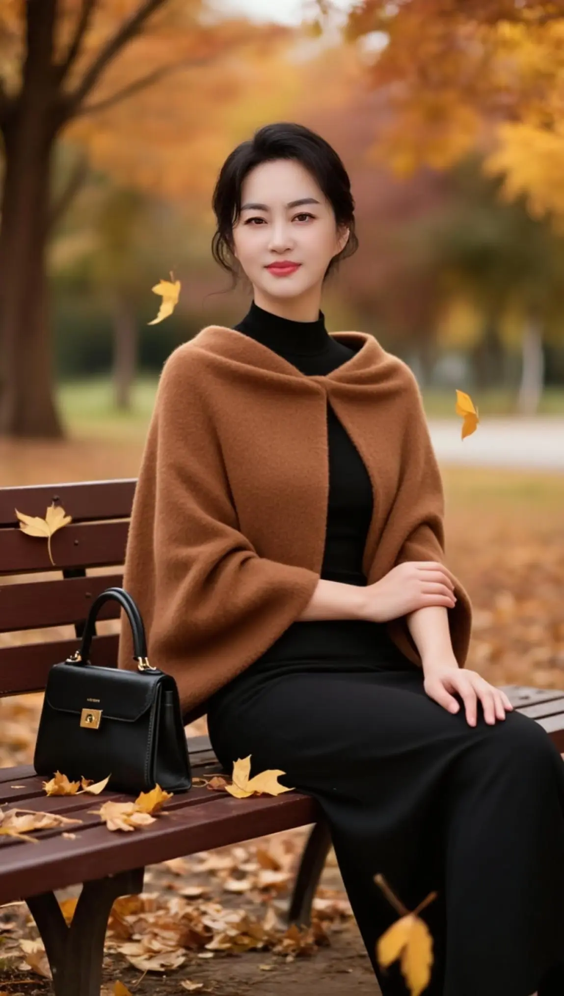 秋景肖像  穿搭