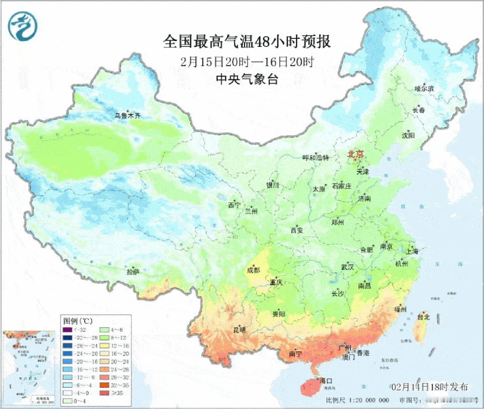 【京津冀超级回暖过程】本次冷空气过后，我省将经历一次全省范围的回暖天气过程。受暖