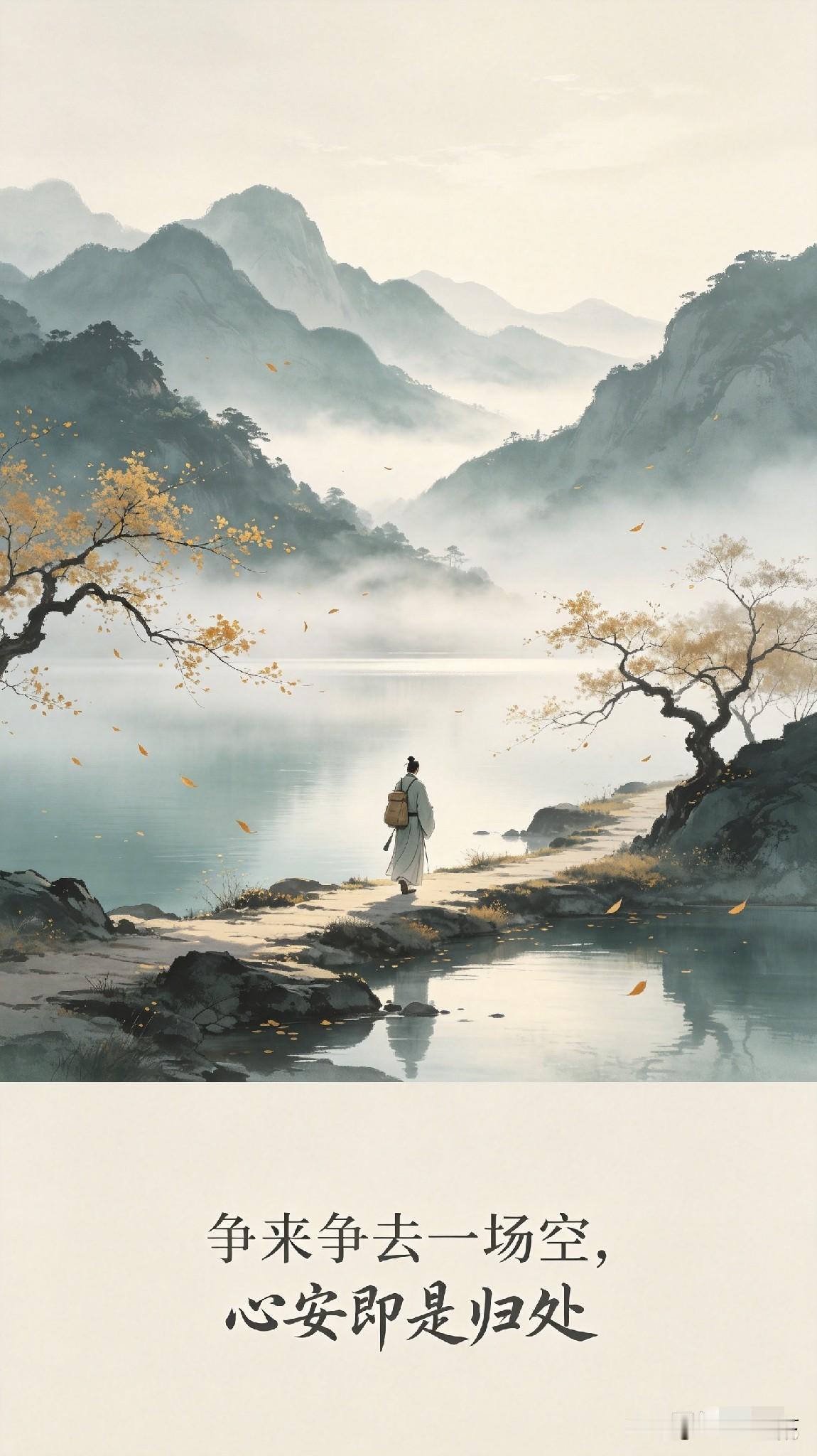 争名夺利终是空，世间哪有什么放不下
 
人这一辈子，拼命追逐名利，绞尽脑汁算计得