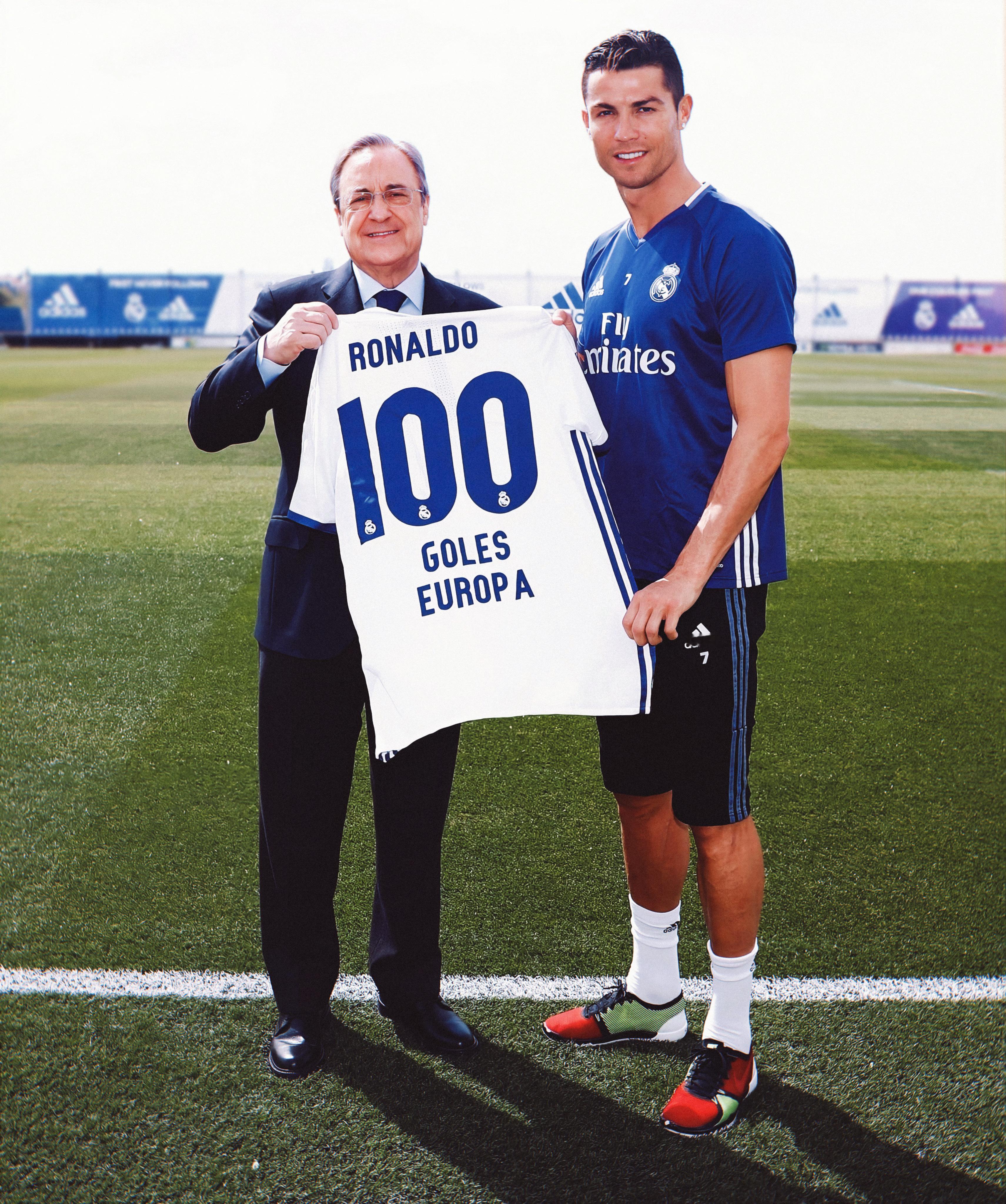 C罗那年今日 🛑 九年前的今天，C罗对拜仁打入了自己欧战第100粒进球，同时也