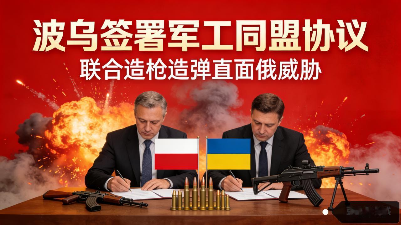 战火升级！波乌签军工同盟，联合造枪造弹直面俄威胁
 
据德新社2月5日报道，波兰