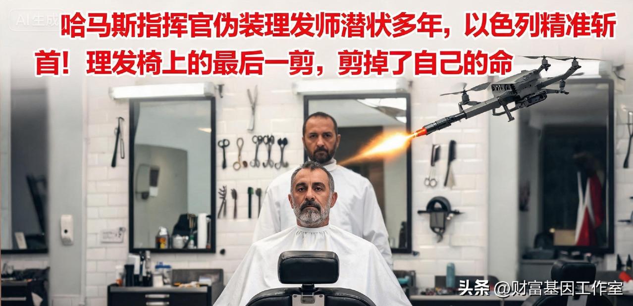 《哈马斯指挥官伪装理发师潜伏多年，以色列精准斩首！理发椅上的最后一剪，剪掉了自己